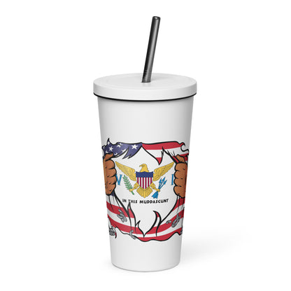 Virgin Islands Breeze: Insulated Tumbler with Straw