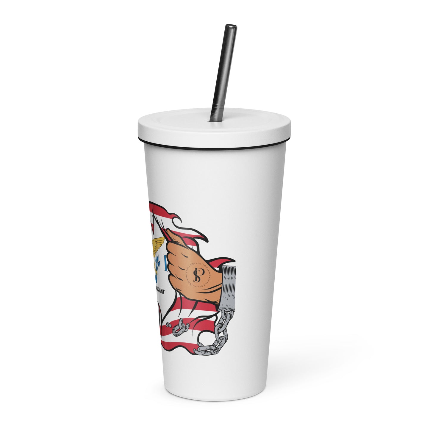 Virgin Islands Breeze: Insulated Tumbler with Straw