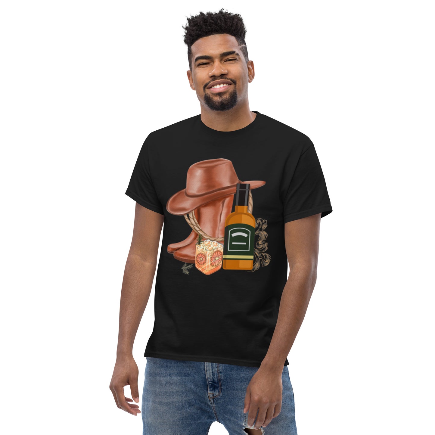 Men's Whiskey Cowboy Vibe Tee