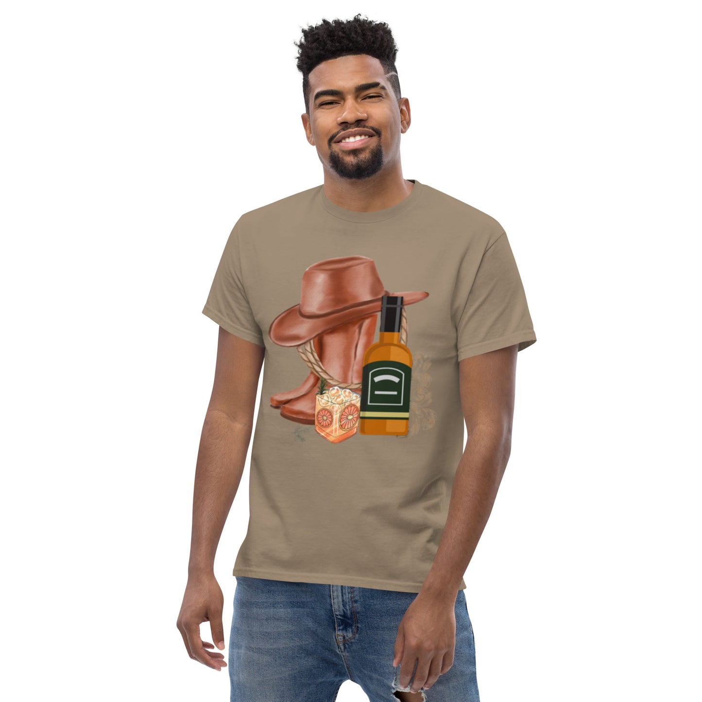 Men's Whiskey Cowboy Vibe Tee