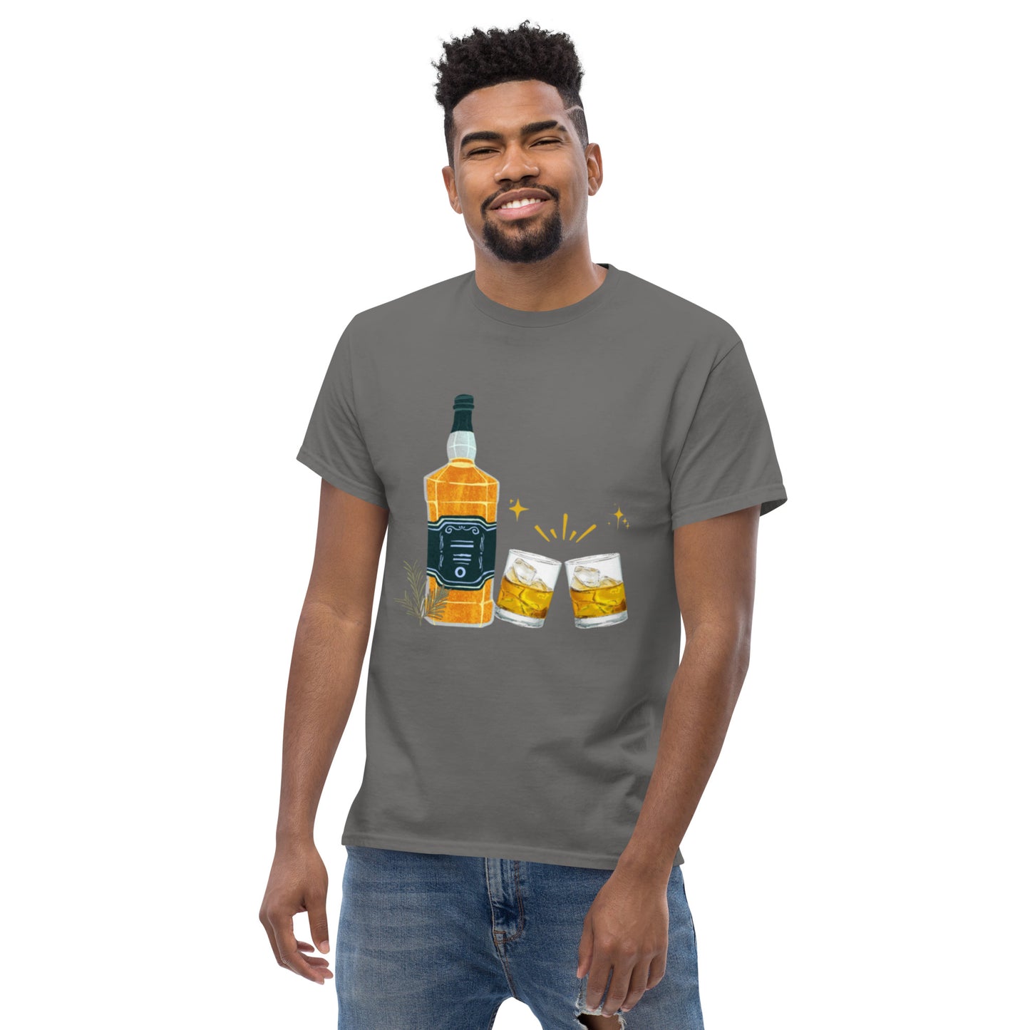 Men's Whiskey Cheers Graphic Tee