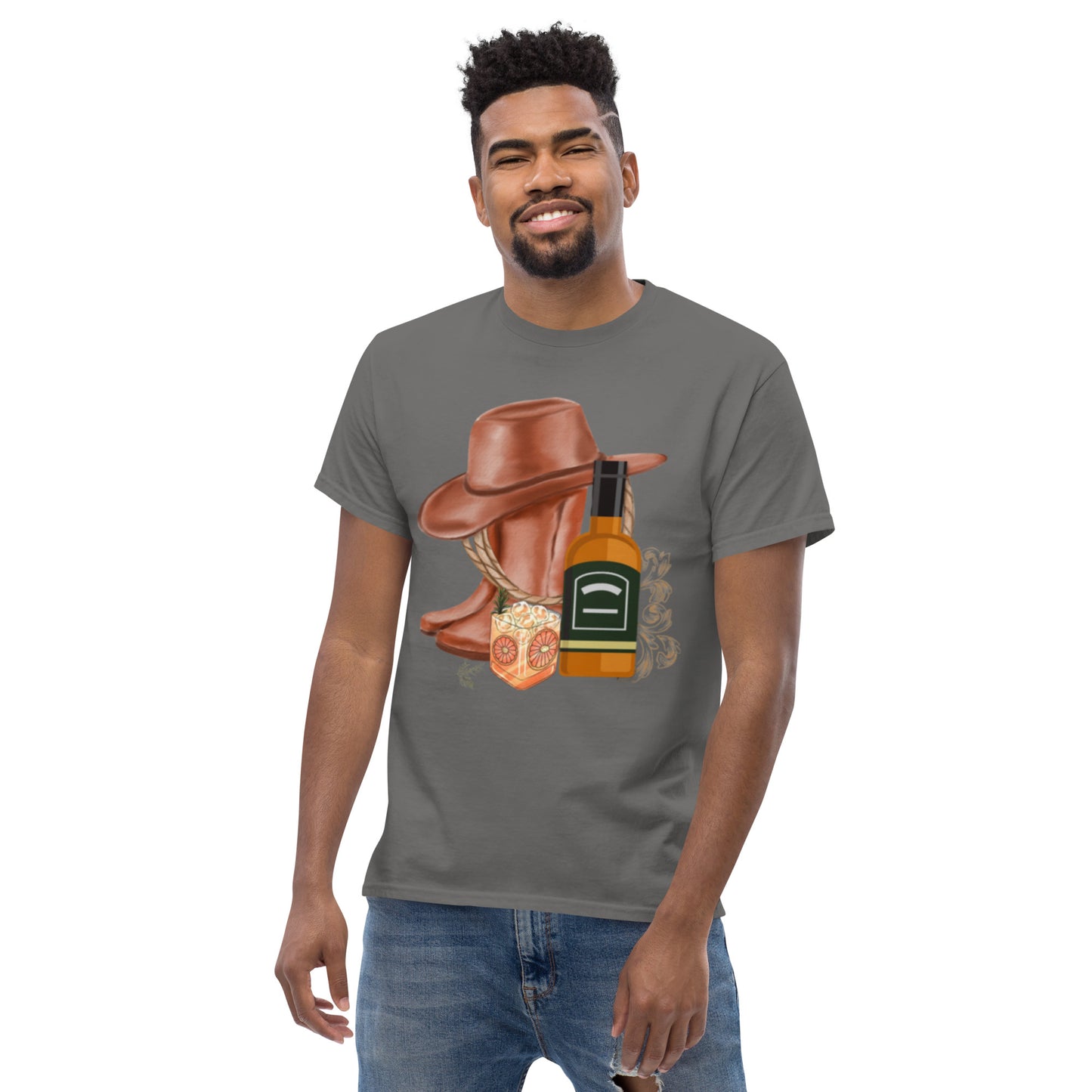 Men's Whiskey Cowboy Vibe Tee