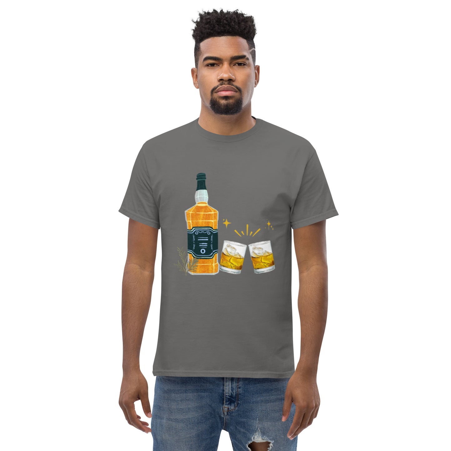 Men's Whiskey Cheers Graphic Tee