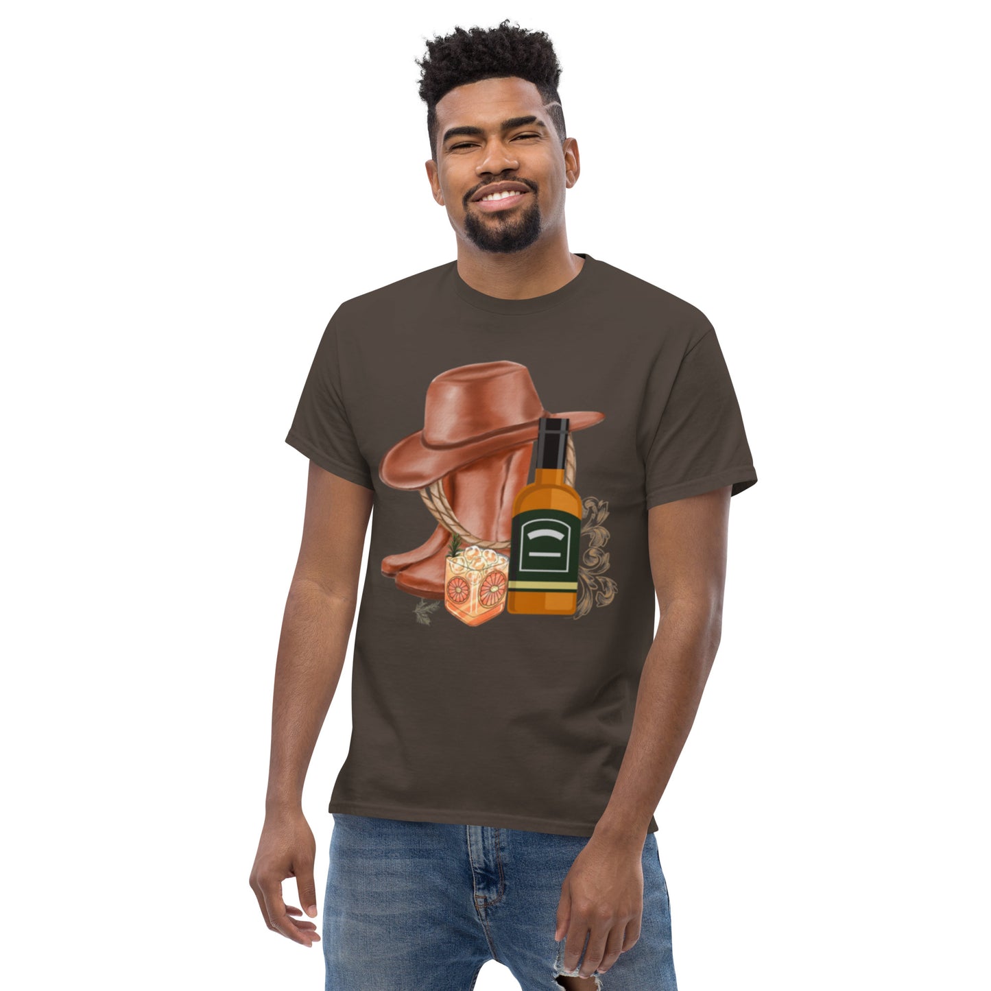 Men's Whiskey Cowboy Vibe Tee