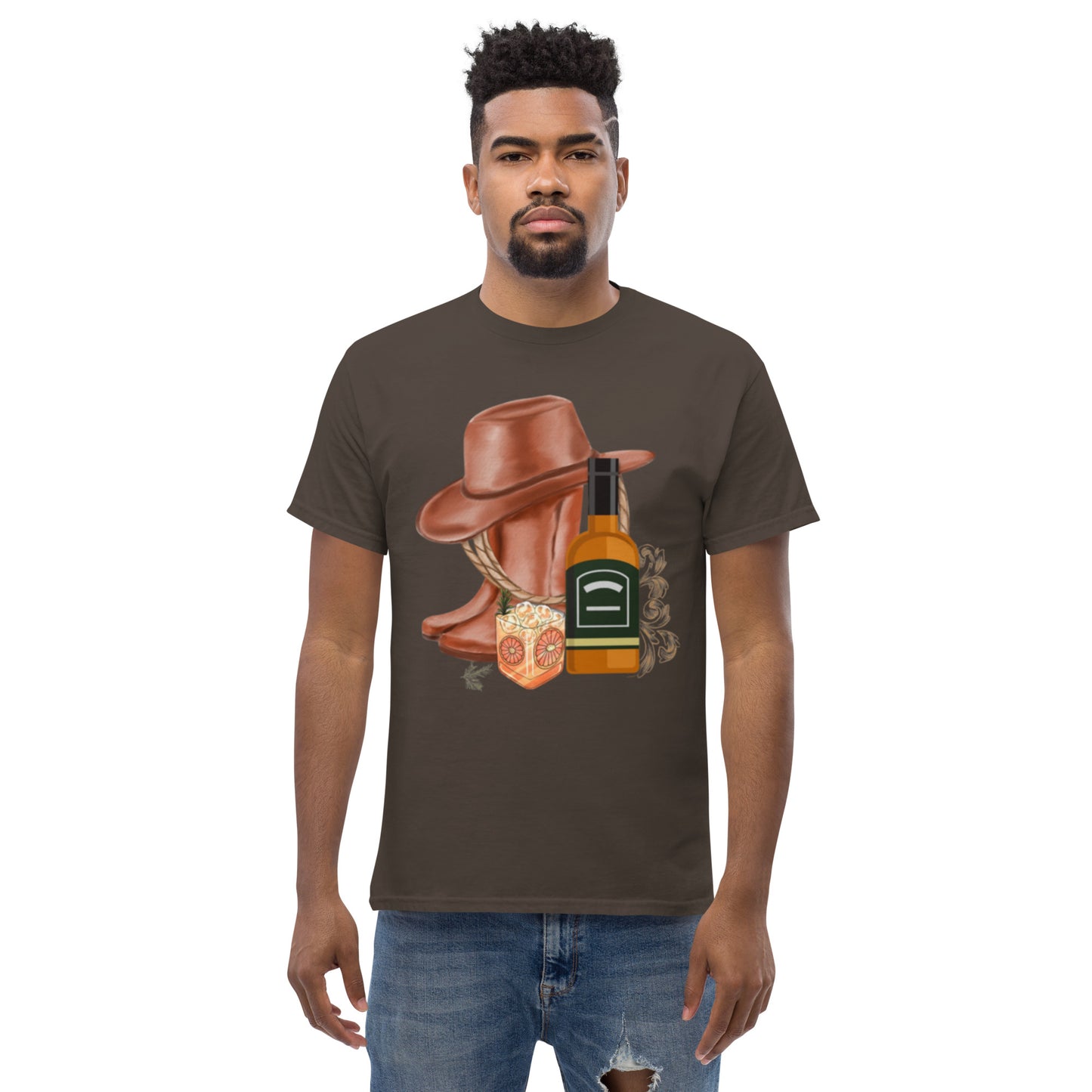 Men's Whiskey Cowboy Vibe Tee