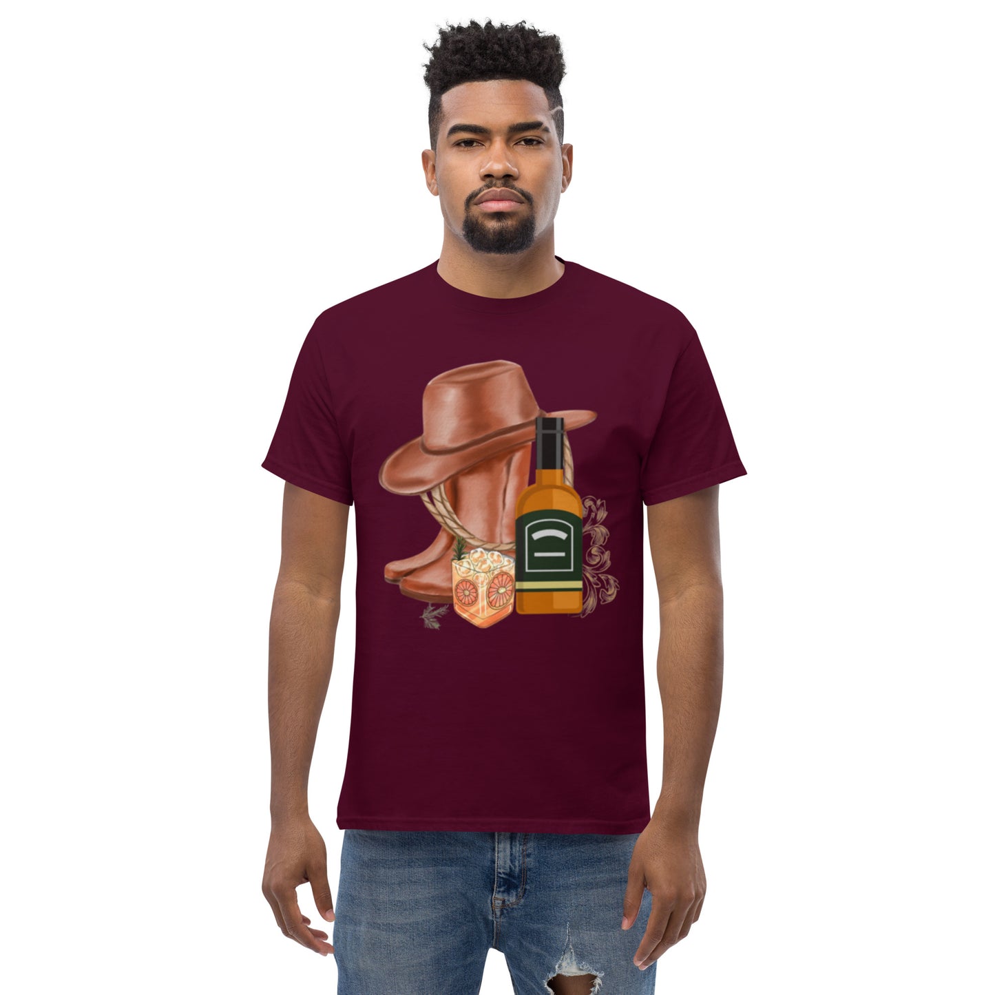 Men's Whiskey Cowboy Vibe Tee