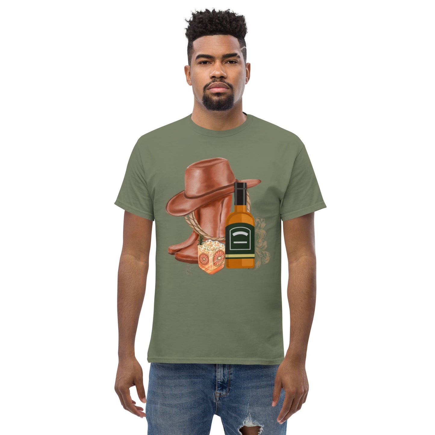 Men's Whiskey Cowboy Vibe Tee