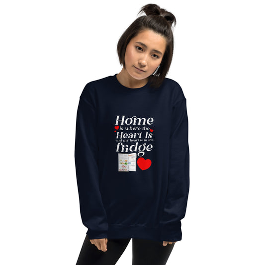 Home Is Where the Heart Is: Women's Cozy Classic Sweatshirt