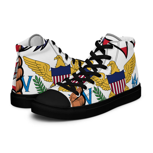 Tropical Flair: 'In This Muddascunt' Virgin Islands Women's High-Tops