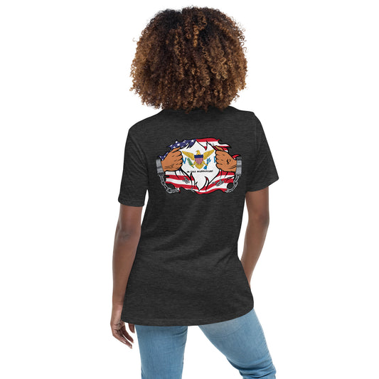 Island Ease: Virgin Islands Women's Relaxed Tee