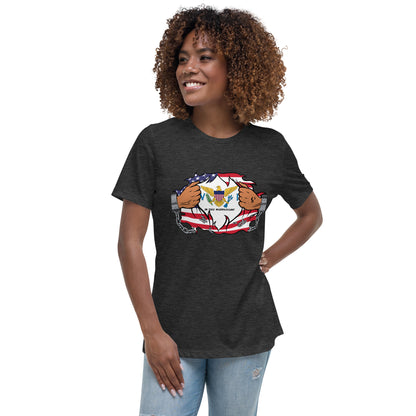 Island Whisper: Virgin Islands Women's Relaxed Tee