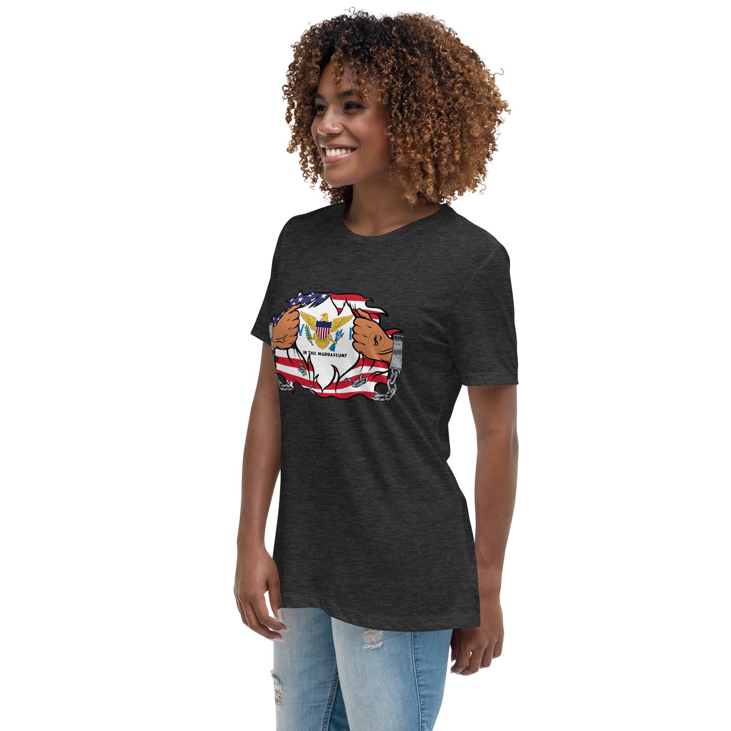 Island Whisper: Virgin Islands Women's Relaxed Tee