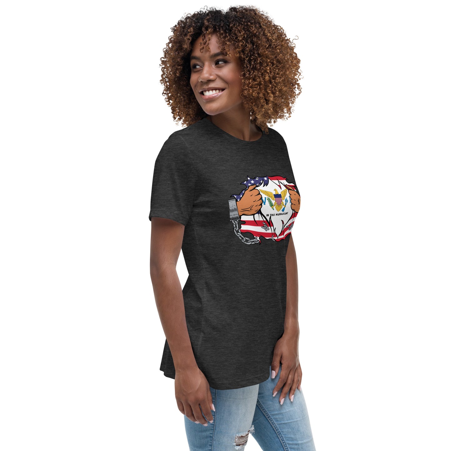 Island Whisper: Virgin Islands Women's Relaxed Tee