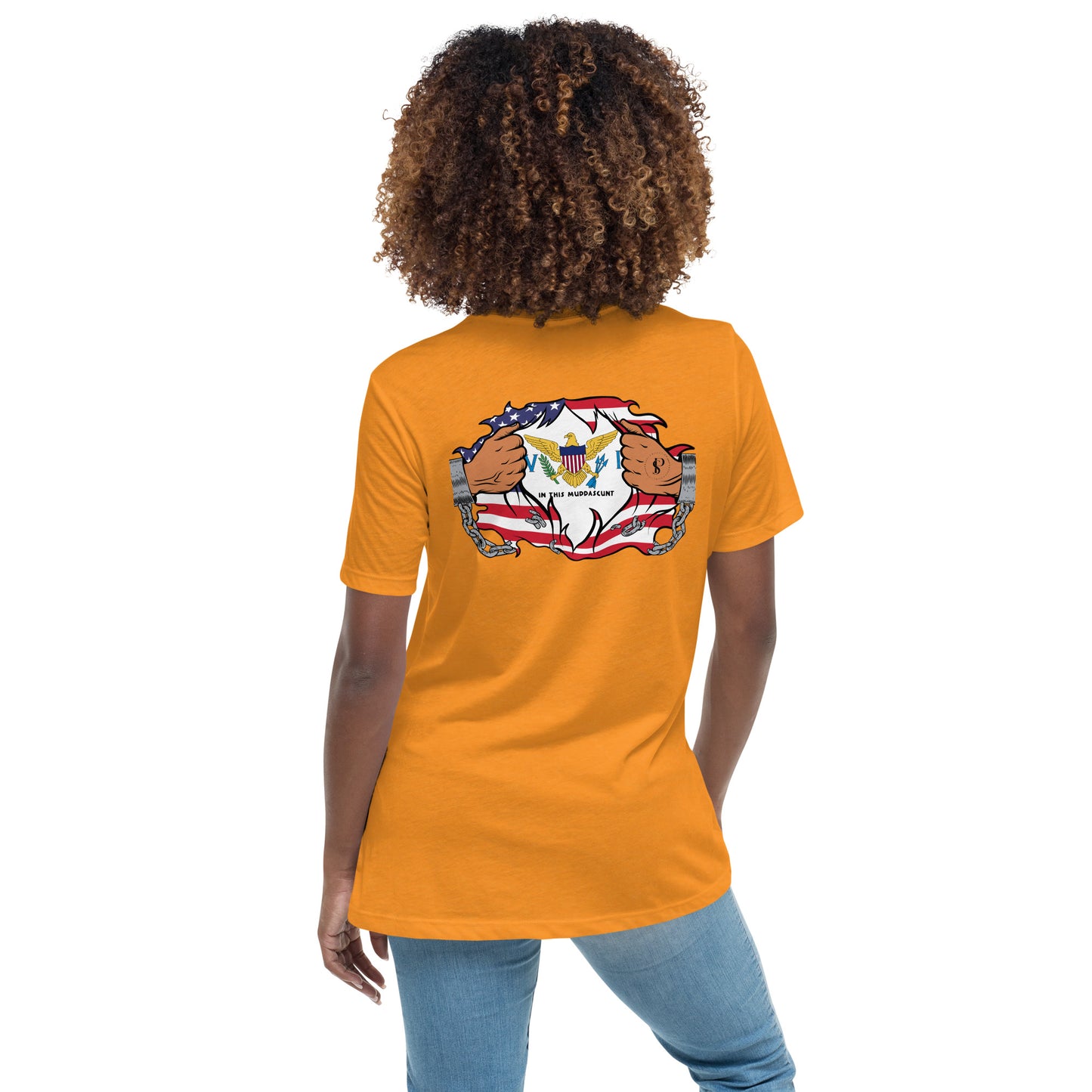 Island Ease: Virgin Islands Women's Relaxed Tee