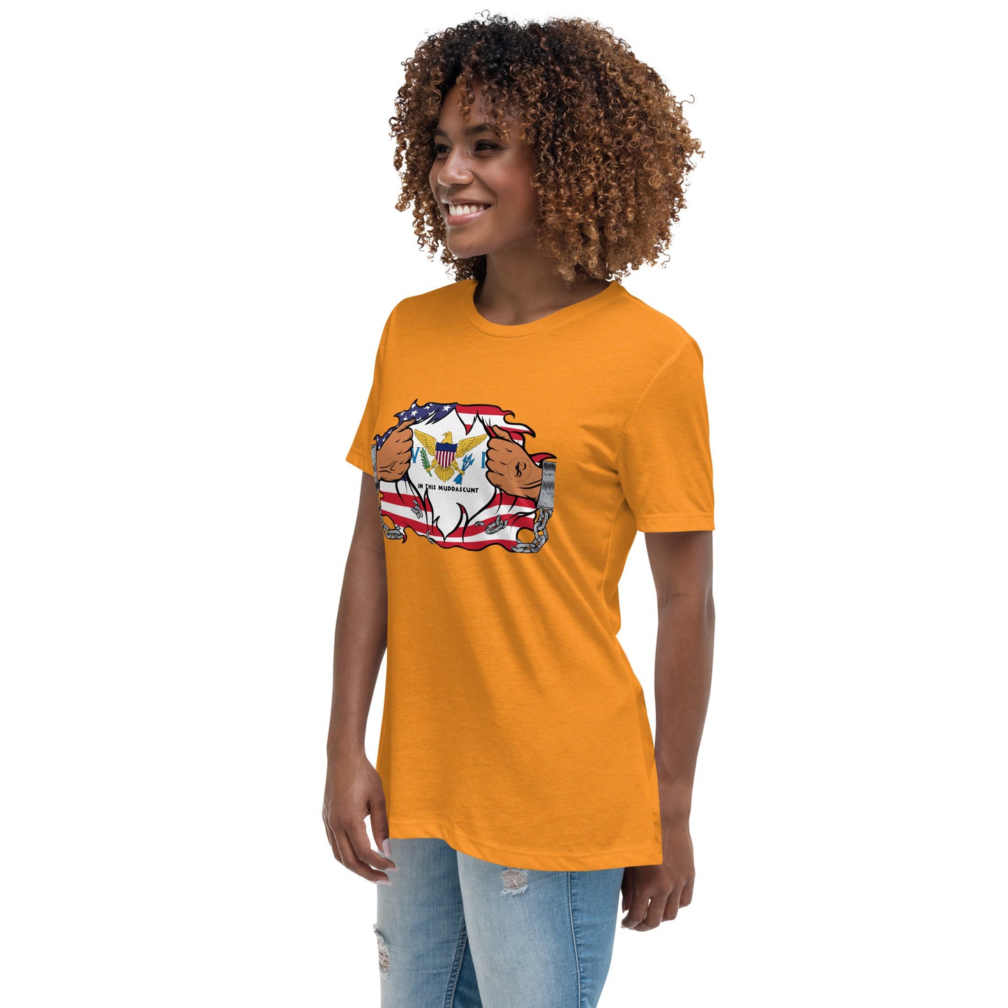 Island Whisper: Virgin Islands Women's Relaxed Tee