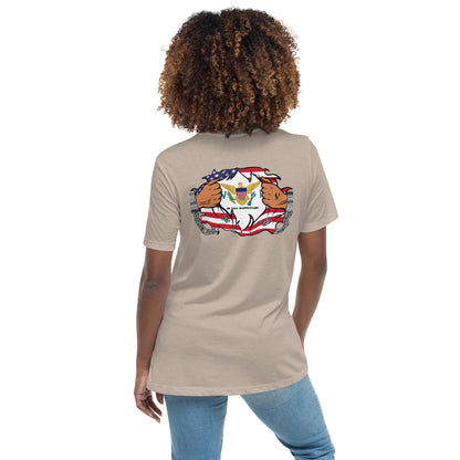 Island Ease: Virgin Islands Women's Relaxed Tee