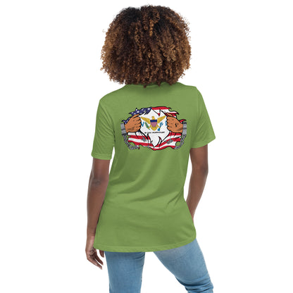 Island Ease: Virgin Islands Women's Relaxed Tee