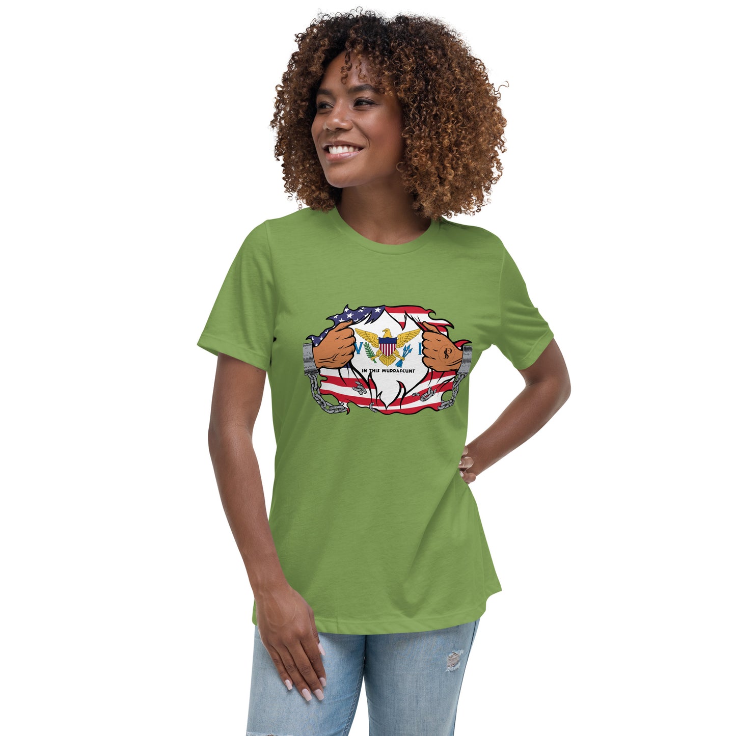 Island Whisper: Virgin Islands Women's Relaxed Tee