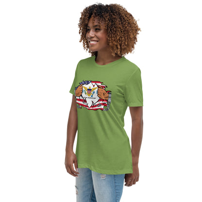 Island Whisper: Virgin Islands Women's Relaxed Tee