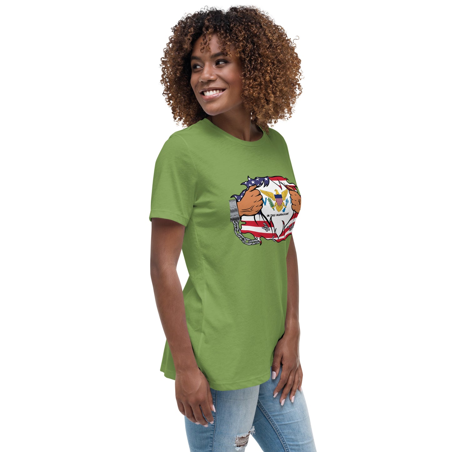 Island Whisper: Virgin Islands Women's Relaxed Tee