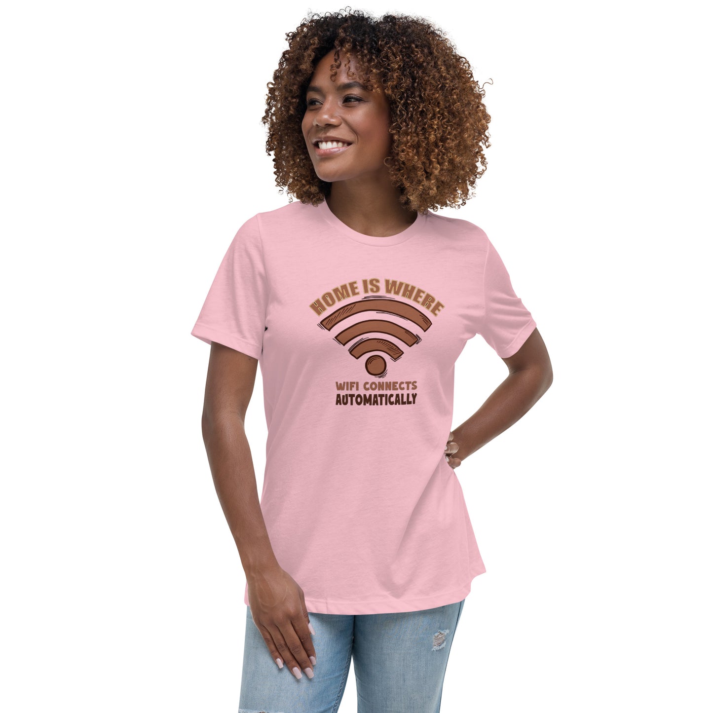 Home is Where the WiFi Is: Women's Relaxed Comfort Tee