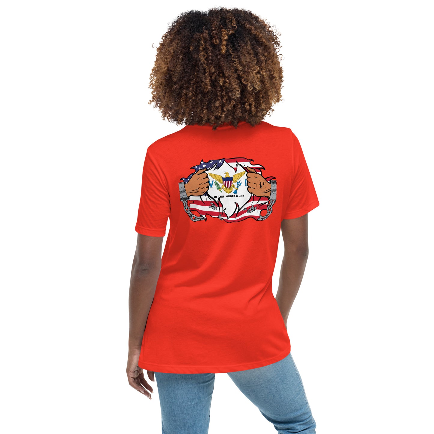 Island Ease: Virgin Islands Women's Relaxed Tee