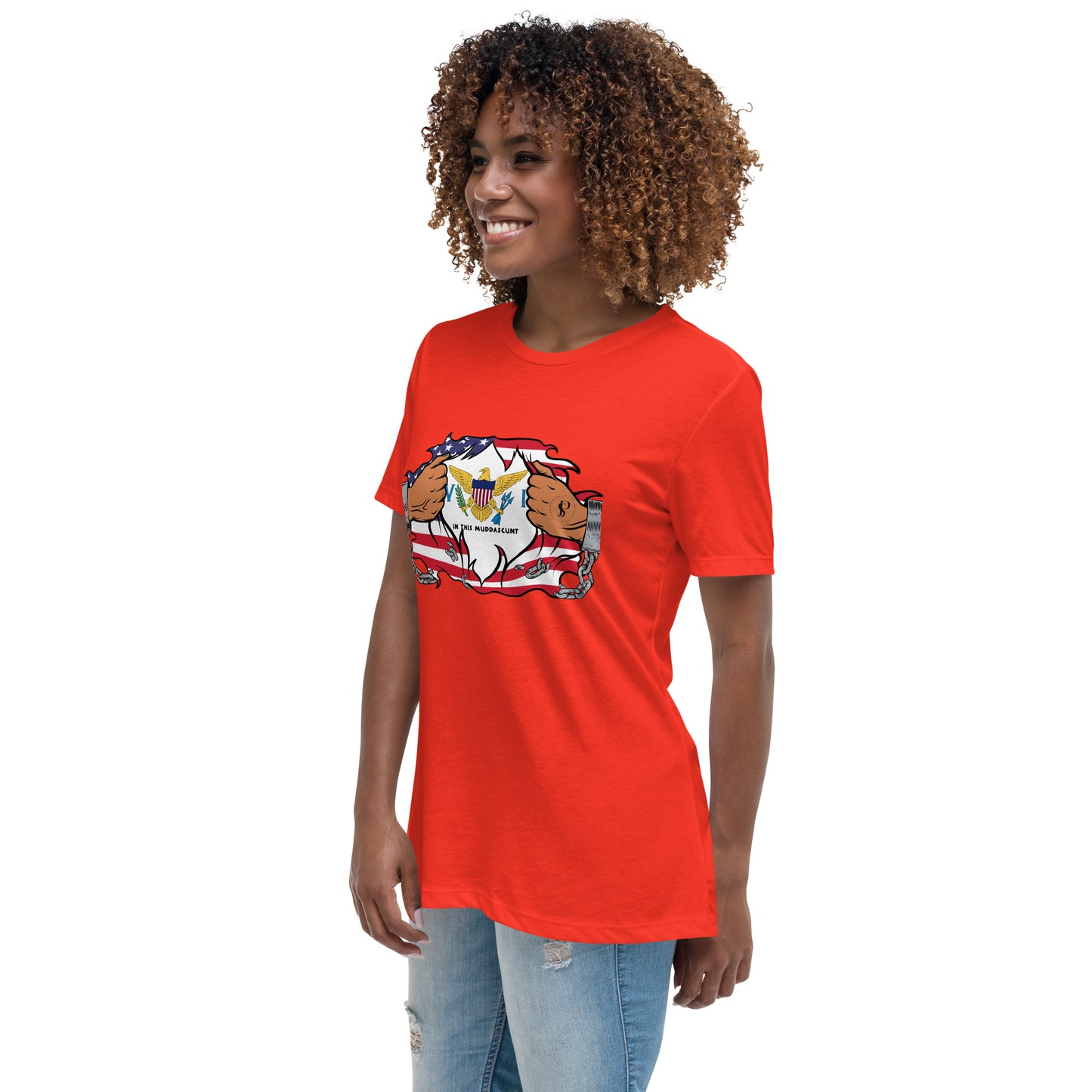 Island Whisper: Virgin Islands Women's Relaxed Tee