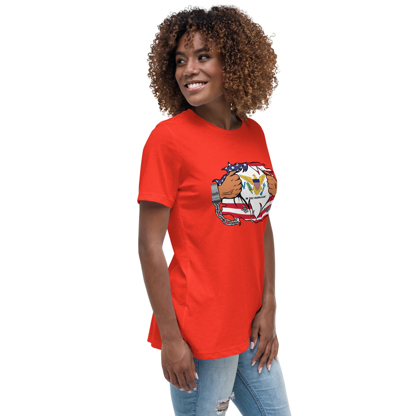 Island Whisper: Virgin Islands Women's Relaxed Tee