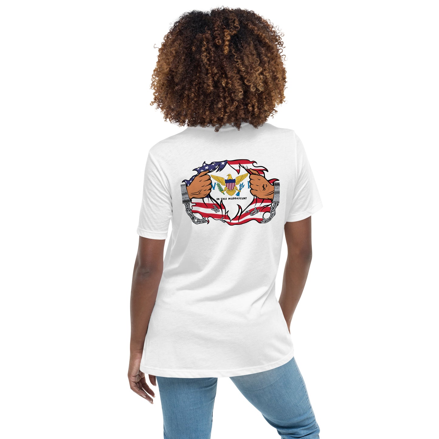 Island Ease: Virgin Islands Women's Relaxed Tee