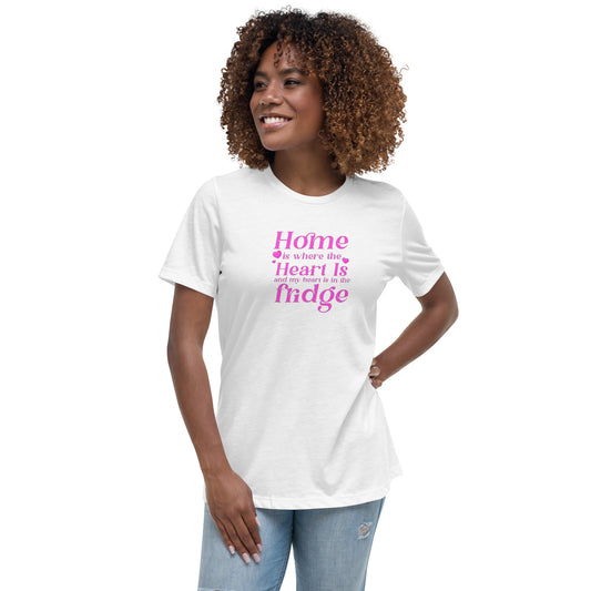 Home Is Where the Heart Is: Women's Ultra-Soft Relaxed Tee