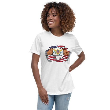 Island Whisper: Virgin Islands Women's Relaxed Tee