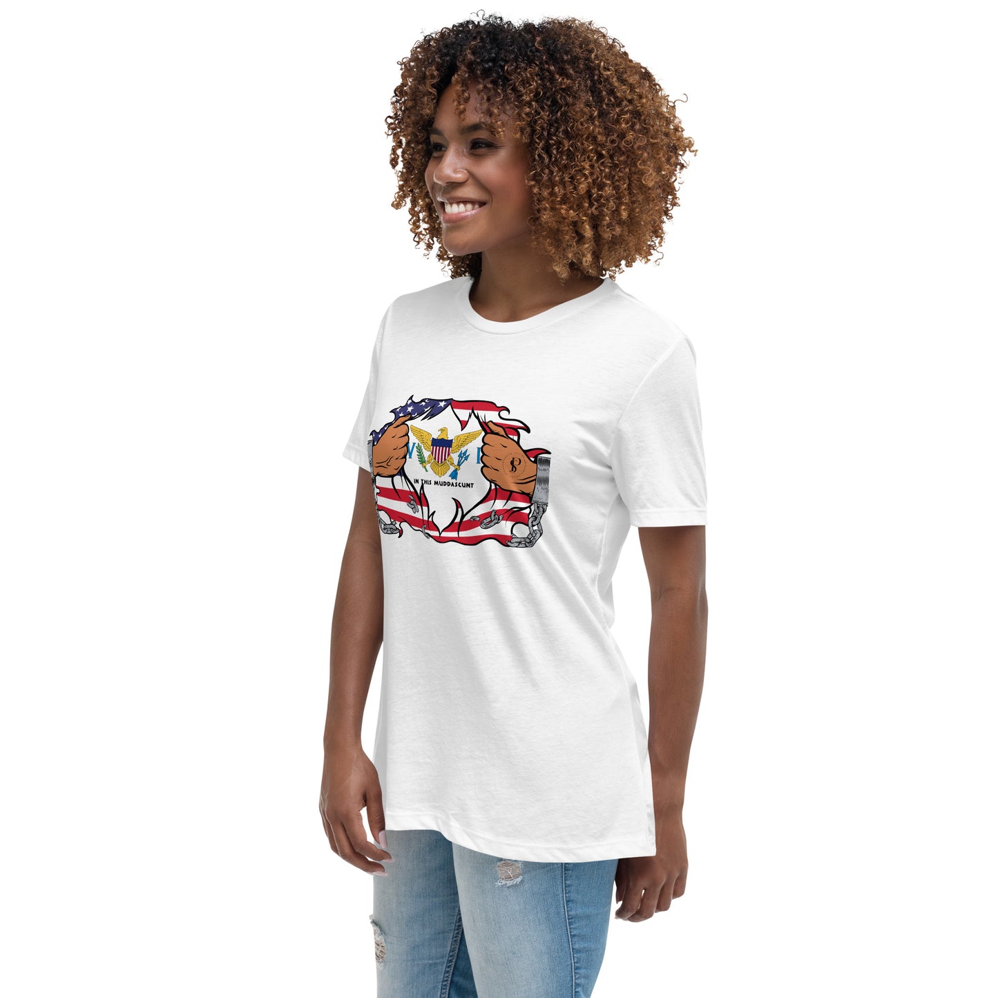 Island Whisper: Virgin Islands Women's Relaxed Tee